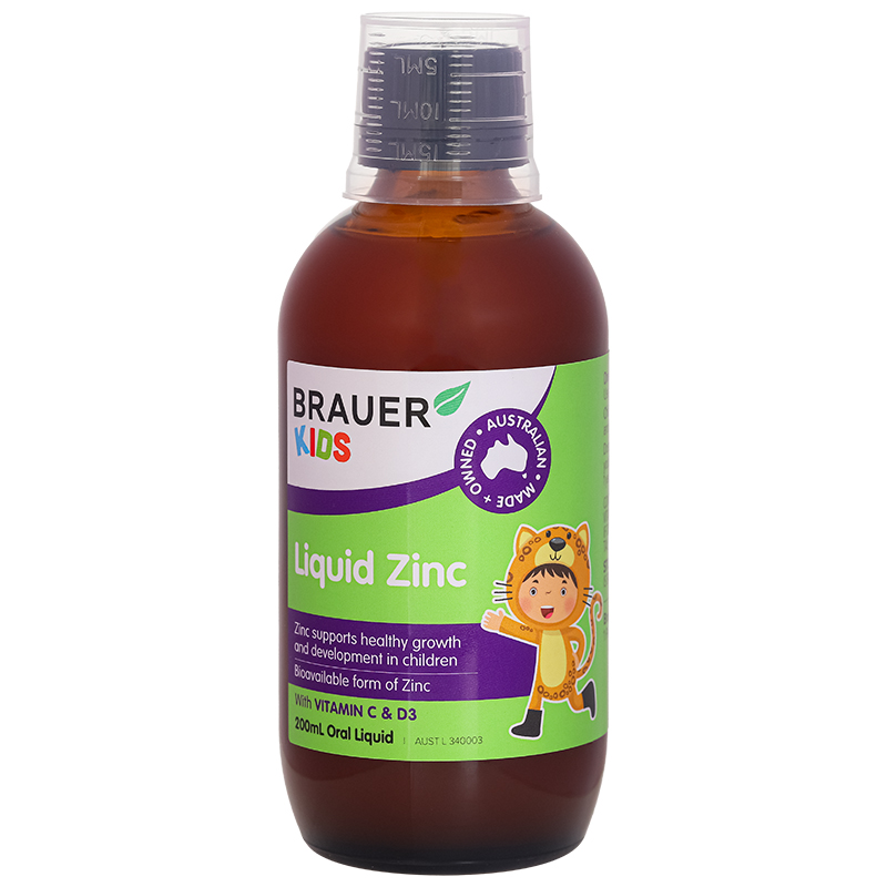 Thực phẩm bảo vệ sức khỏe Brauer Kids Liquid Zinc - 9